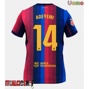 Barcelona Karim Adeyemi #14 Prima Maglia 2026-27 Manica Corta Barcelona Karim Adeyemi #14 Prima Maglia 2026-27 Manica Corta